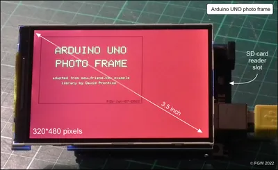 Arduino digital photo frame with parallel TFT display – thesolaruniverse