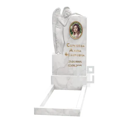 Скульптура молящегося Ангелочка для памятника на могилу ребенку в СПб