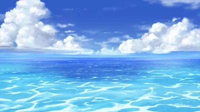 аниме девушка на причале маленькой бухты, картинка на пляже, пляж, море фон  картинки и Фото для бесплатной загрузки