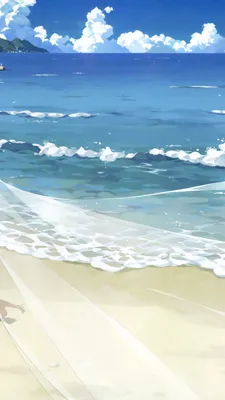 Аниме пляж - красивые фото