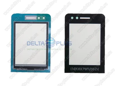 Купить SAMSUNG M7500 Emporio Armani защитное стекло дисплея (цвет - black)  в интернет-магазине