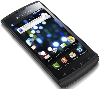 Фотографии Samsung i9010 Galaxy S Giorgio Armani сотовый телефон фото -  MobiSet.Ru