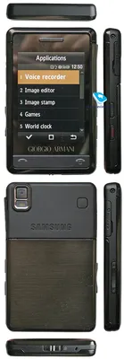 Mobile-review.com Обзор GSM-телефона Samsung Armani (SGH-P520)