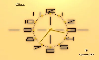 Красивые минималистичные часы для рабочего стола - YouTube