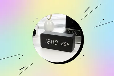 Креативные умные электронные часы, зеркальные часы, светодиодные часы,  цифровой будильник, часы для спальни, украшение для стола, часы | AliExpress