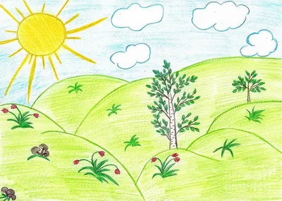 Лето в стихах и картинках для детей. ГУО “Детский сад агрогородка Лойки”