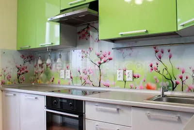 Купить кухонный гарнитур с фотопечатью Орхидея Миф от производителя в  интернет магазине www.era-mebeli.ru недорого