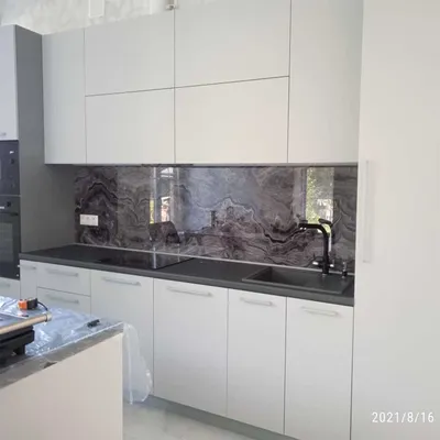 Стеклянная панель на кухню с фотопечатью Лилии заказать от производителя |  Интернет-магазин Mebel Apartment