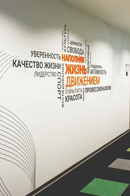 Роспись стен в офисе в Москве на заказ. Цена от 1000 руб м2