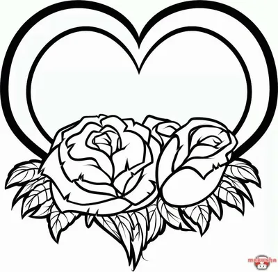 Как нарисовать рисунок на День Святого Валентина. Красивый рисунок на День  Влюбленных. #416 - YouTube
