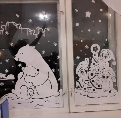 Дракончики на окна. Оформление для окон к Новому году – Фигурки из бумаги,  снежинки, вытынанки