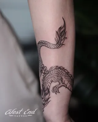 Бумажный дракон на руку» — создано в Шедевруме