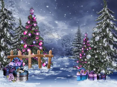 Обои christmas, новый год, new year, волшебство, елки, рождество на рабочий  стол
