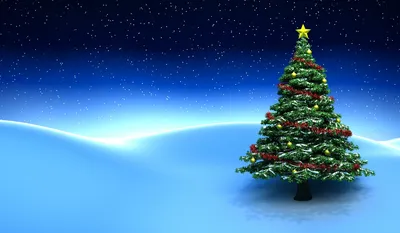 Обои новый год, рождество, елка, дом, окно, вид, огни картинки на рабочий  стол, фото скачать бесплатно
