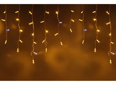 Гирлянда с желтыми лампочками на белом фоне . Векторное изображение  ©DniproDD 185756944