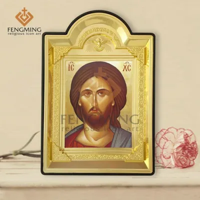 Купить старинную икону \"Иисус Христос\", конец XIX века в Украине