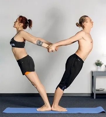 Йога для двоих - 10 упражнений для укрепления тела и доверия | My Body |  Дзен