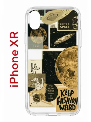 Чехол-накладка с принтом космоса для iPhone | AliExpress