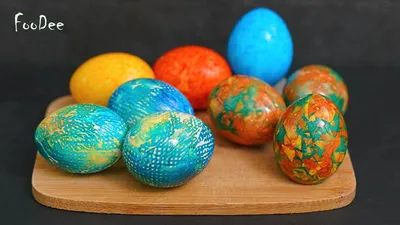 3 Способа как Покрасить Яйца на ПАСХУ. Пошаговый рецепт с фото