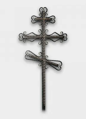 ✓ Надгробные кованые кресты на могилу. Цены, фото кованых крестов для  кладбища в Москве