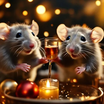 Картинки крысы на новый год фотографии