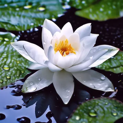Цветок лотоса на воде стоковое изображение. изображение насчитывающей  плавать - 53372125