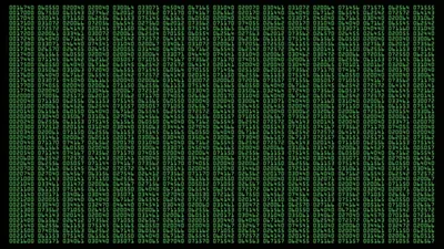 Яркая неоновая абстрактная матрица футурамы | Премиум Фото