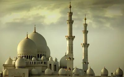 архитектура, здания, Ислам, Абу -Даби, мечети - скачать бесплатные обои /  oboi7.com