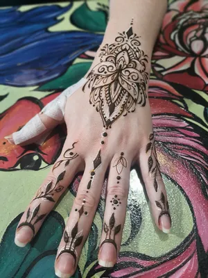Helen Tattoo - Мехенди на руке на удачу☘️☘️☘️ Рисунки на... | Facebook