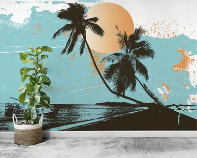 Море, пальмы, пляж, эстетично, …» — создано в Шедевруме