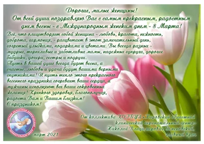 Красивая открытка Дочери с 8 марта, с плюшевым мишкой • Аудио от Путина,  голосовые, музыкальные