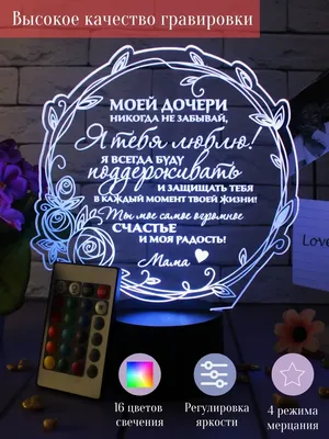 Детские подарки на 8 марта 3D Светильник I Love You Подарок взрослой дочери  на 8 марта Подарок подростку на 8 (ID#1587383253), цена: 599 ₴, купить на  Prom.ua