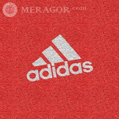 MERAGOR | Адидас логотип на красном на аву