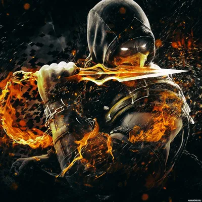 Игры, Mortal Kombat, Скорпион (Mortal Kombat). Изображение 1024x1024px