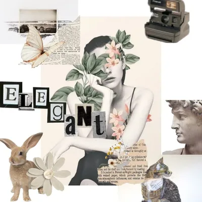 Журнальный коллаж | Collage book, Photo collage, Fashion illustration  collage