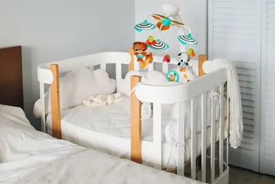 Детская кроватка трансформер Ovalbed Happy Mom Natural+White. В наличии от  производителя