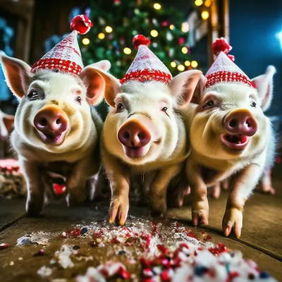 Новый 2019 год! Год свиньи!