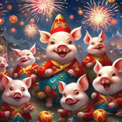 Маленькая Свинья Китайский Новый Год Год Свиньи — стоковая векторная  графика и другие изображения на тему Свинья - Копытное животное - Свинья -  Копытное животное, 2019, Белый - iStock