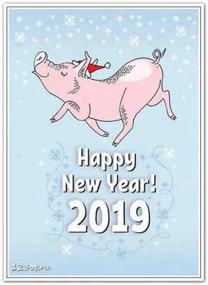 Свинья ест закуску, милые персонажи из мультфильма, китайский Новый Год, год  свиньи на белой иллюстрации вектора предпосылки Иллюстрация вектора -  иллюстрации насчитывающей пинк, празднество: 135852183