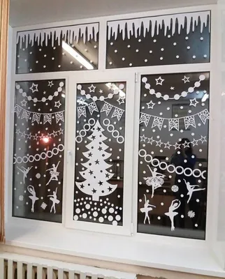 Трафареты на окна к Новому году 15 шаблонов для вырезания из бумаги
