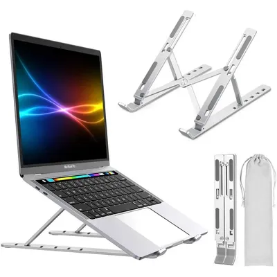 Алюминиевая подставка для ноутбука MacBook 11-17 дюймов, универсальная  подставка для ноутбука, охлаждающий кронштейн для аксессуаров Macbook –  лучшие товары в онлайн-магазине Джум Гик