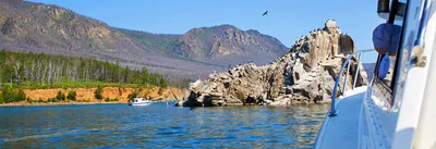 Обои Байкал, 5k, 4k, скалы, озеро, берег, Baikal, 5k, 4k wallpaper, rocks,  lake, shore, Природа #5302