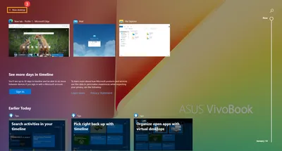 Стандартные обои Windows 10, Windows 10, Логотип, Синий фон, Стандартные  обои (7680x4320) - обои для рабочего стола