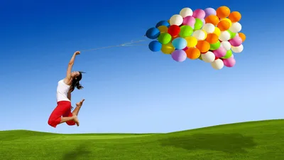 Воздушный шар, детские воздушные шары, оранжевый, воздушный шар, обои для рабочего  стола png | PNGWing