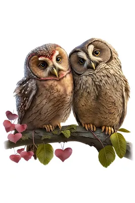 Owls. Совушки. PNG. | Картинки с совой, Красочная сова, Заставка на рабочий  стол с совами
