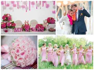 Розовая свадьба: создаем стильную свадьбу в розовых тонах