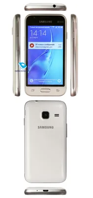 LCD with Touch Screen for Samsung Galaxy J1 Ace - White by Maxbhi.com