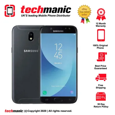 Samsung Galaxy J5 SM-J530 (Dual Sim) 16GB - Black (Unlocked) Smartphone  Grade A 8806088838083 | eBay