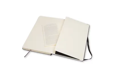 Записная книжка Moleskine Sketchbook (скетчбук для рисунков), Large  (13х21см), черная