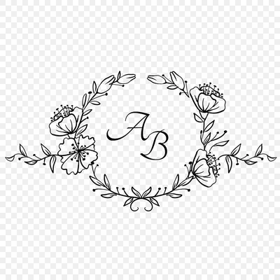 Нарисованный Вручную Цветочный Венок Цветочный Венок С Листьями Для  Приглашения На Свадьбу — стоковая векторная графика и другие изображения на  тему Свадьба - iStock